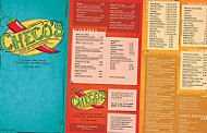 Checos Mexican menu