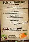 Schortentaler Kaminstube menu