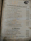Meson De Cervantes menu