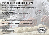 Handwerksbäckerei Mack menu