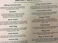 Peppermint Patty's menu