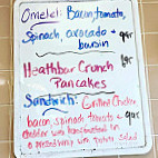 Water Street Cafe menu