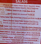 Cherry Hut menu