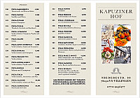 Kapuzinerhof menu