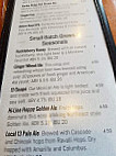Bitter Root Brewery menu