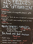 Les Delices De Saturnin menu