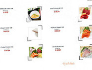 Restaurant Toyo menu