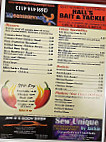 Spicy's menu