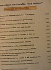 Crêperie Le Blé Noir menu