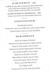 La Cuisine Royal Monceau menu