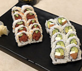 Orange Roll Sushi food