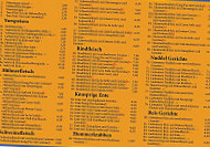 Saigon Asia menu