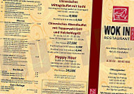 Wok In menu