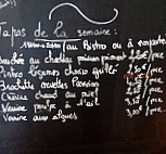 L' Atelier menu