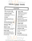 Coolture Cafe menu