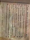 Grand Cru Cafe S.c. menu