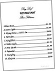 Bay Leaf Restaurant menu