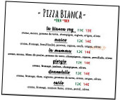 Bella Italia menu