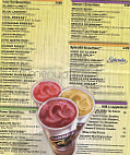 Tropical Smoothie Cafe menu