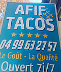 Afif Tacos inside