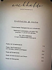 Eichhalde menu
