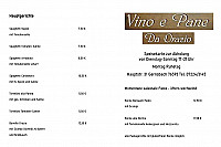Altstadt Da Orazio menu