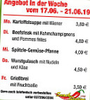 Hopfenstübchen menu