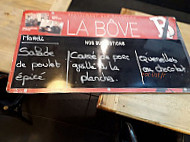Café De La Bôve menu
