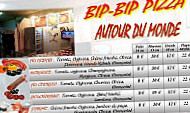 Bip-Bip Pizza menu