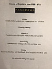 Pizzeria Panorama menu
