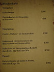 Cafe U. Blockhaus menu