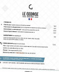 Le George menu