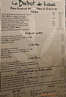 Le Bistrot De Louis menu