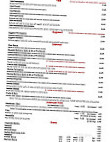 Sebastianos Pizzeria menu