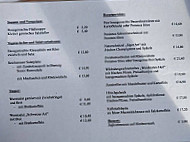 Landgasthaus Mindelsee menu