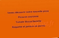 Feu De Bois menu
