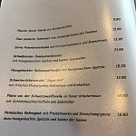 Jaegerhof Hotel-Restaurant menu