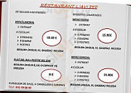 Restaurant L'avi Pep menu