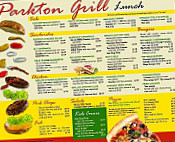 Parton Grill menu
