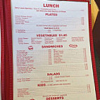 Ya'll Come Back Cafe menu