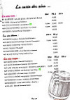 L’ecluse menu