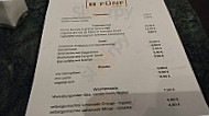 H Fünf Essbar menu