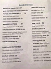 Blue Water Sports Grill menu