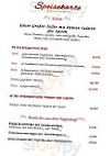 Restaurant Athos menu