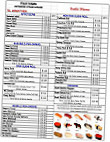 Fuji Express menu