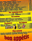 La Baraka Angers menu