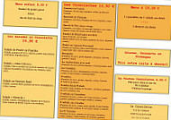 La Cassolette menu