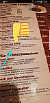 Restaurant Fidelio menu