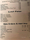 Deluxe Grill menu