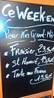 Boulangerie Victoire menu